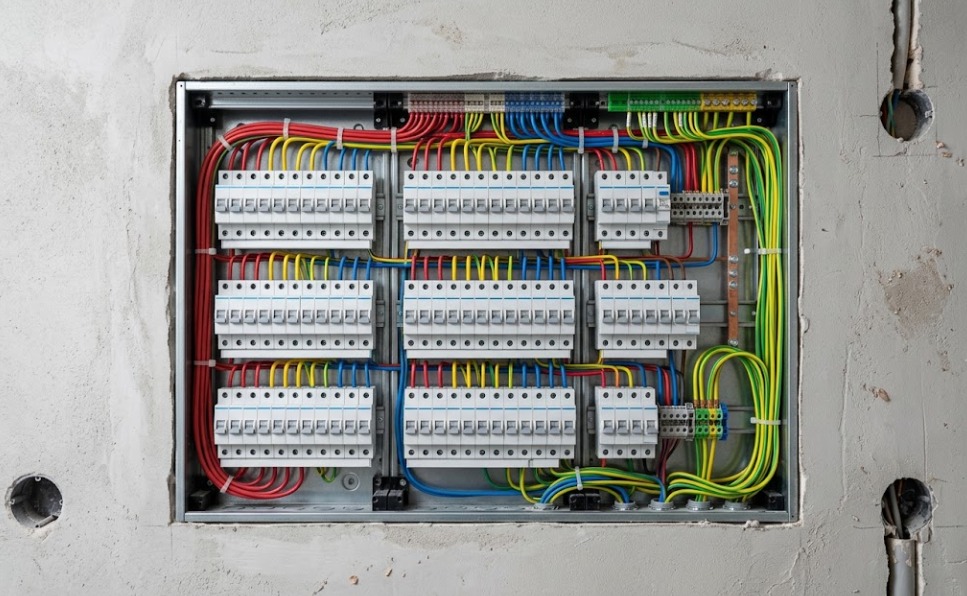 Installation électrique neuve avec tableau et câblage